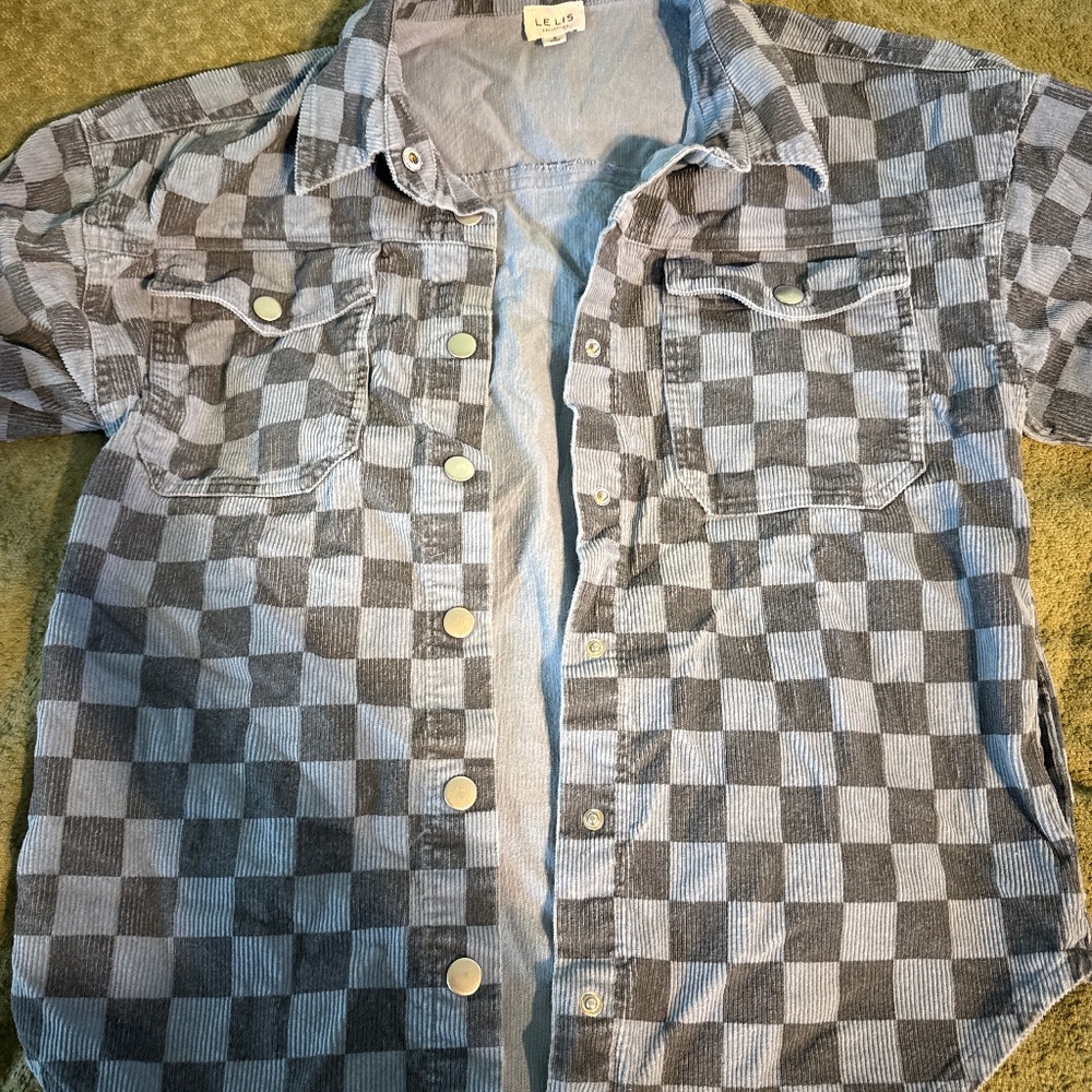 Le Lis Collection Checkered Jacket - image 1